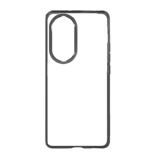 Transparent Silicone Case for Oppo A98 5g/F23 5g Black